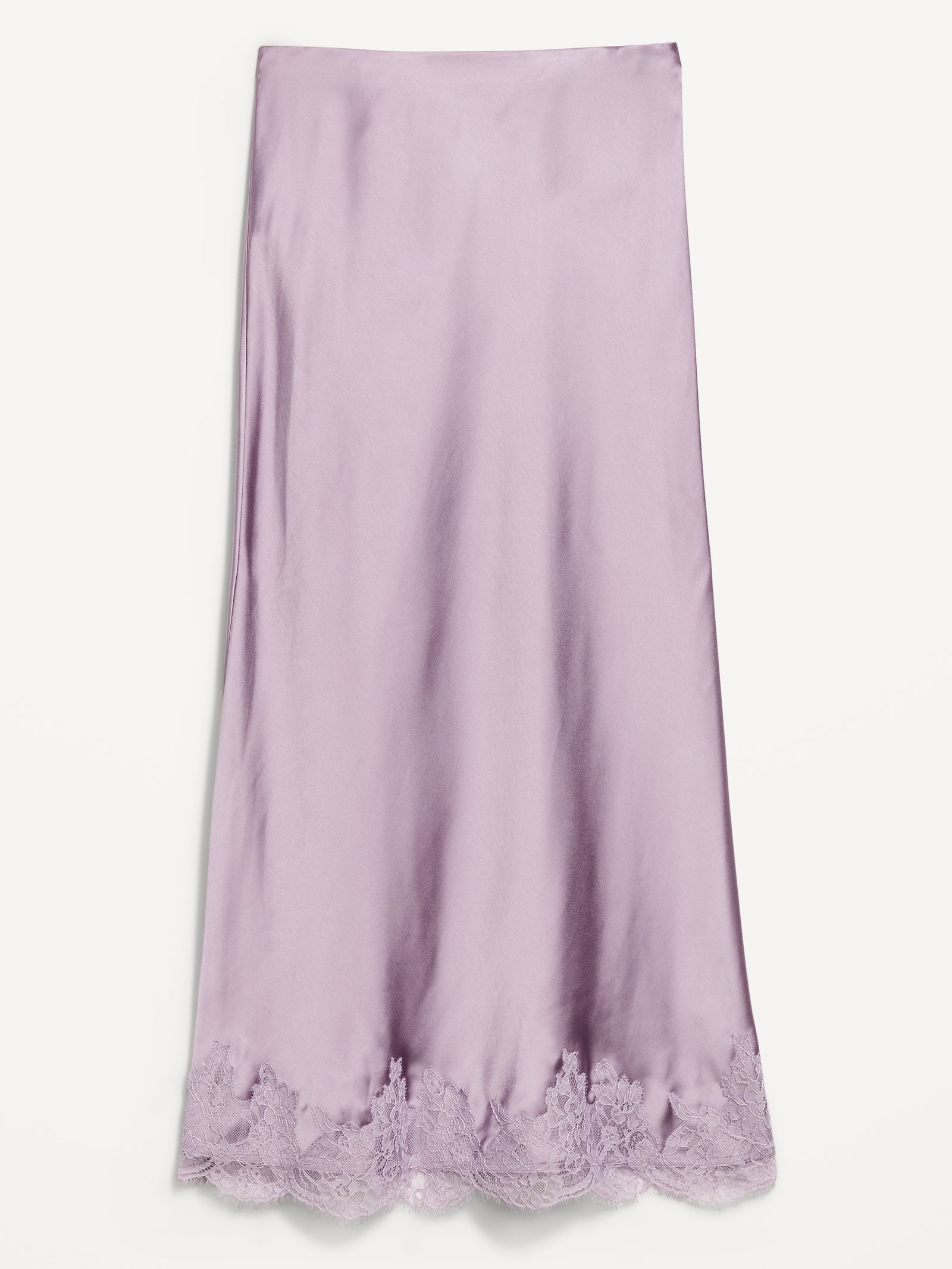 Old Navy x Anna Sui satin lace hem midi skirt XS4X | 46.99