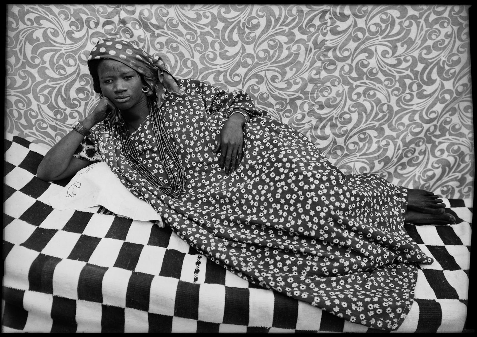 Seydou Keita. Untitled 195357 Printed approx. 19942001. Gelatin silver print. Courtesy Jean Pigozzi Museum of African Art