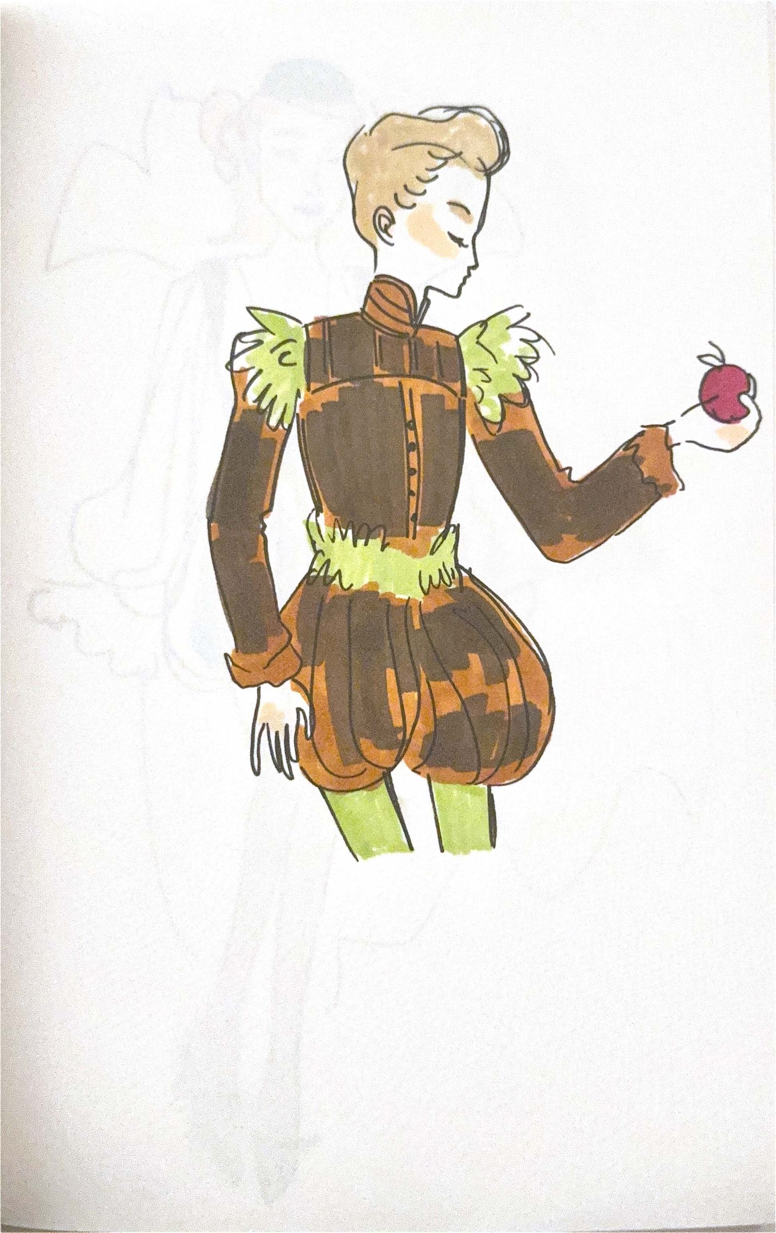 Hunter Schafer in Orlando by Sandy Powell.