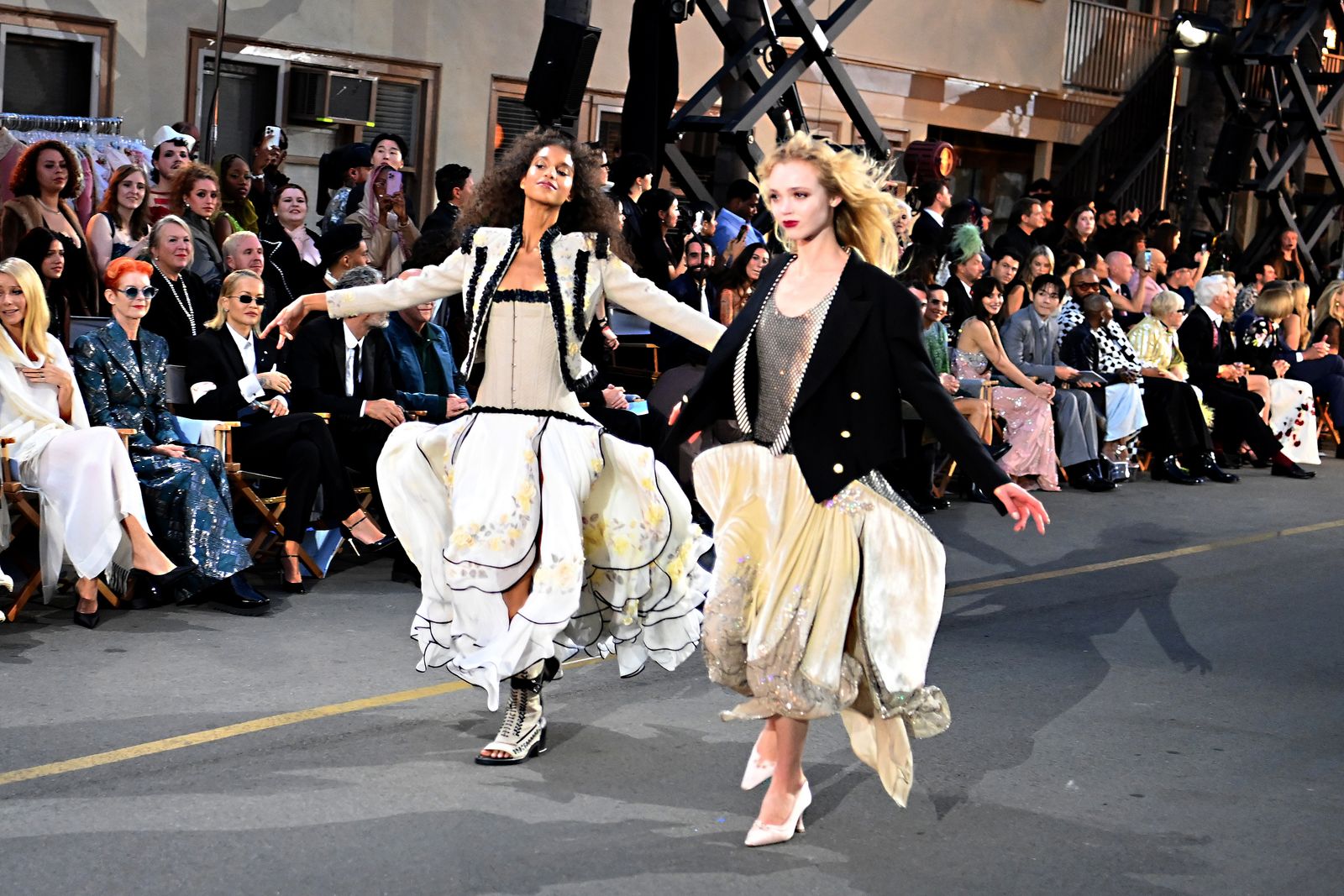 Yohannan and Dalton on the track.