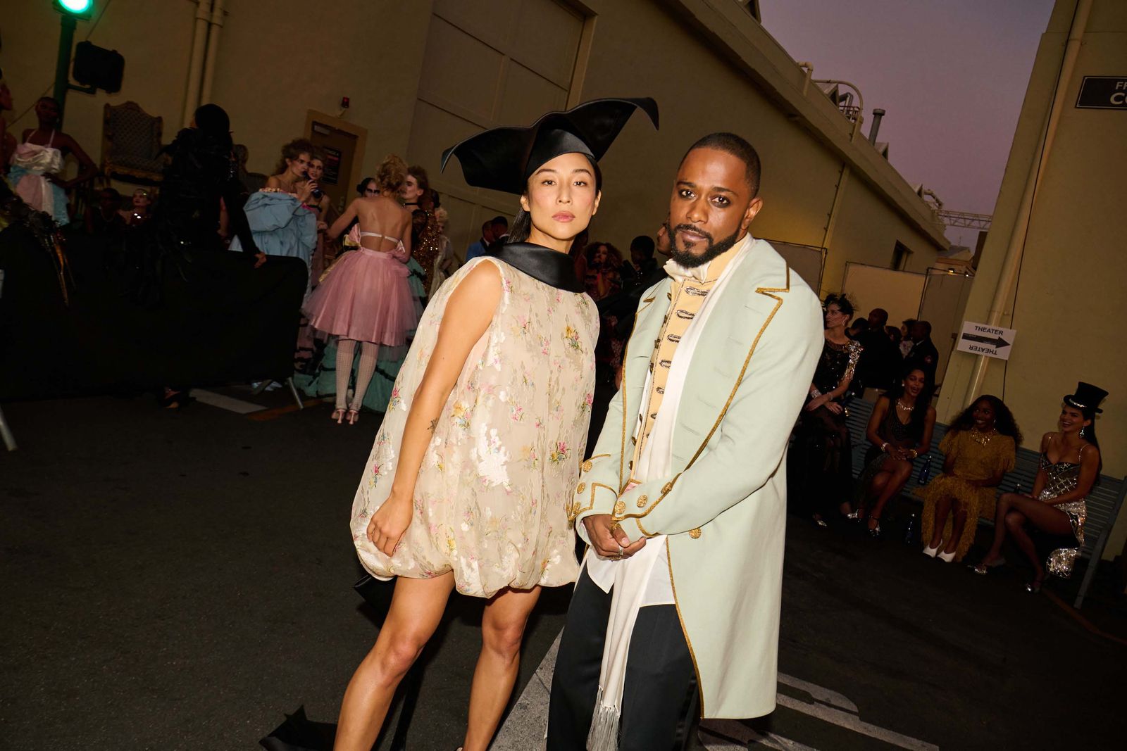 Lee and LaKeith Stanfield both wore Christian Dior by Jonathan Anderson.