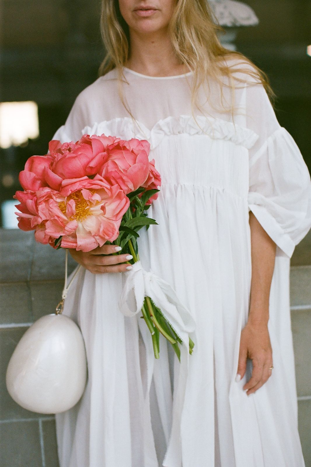 Bride wears OneofaKind Molly Goddard gown for vibrant Bay Area wedding