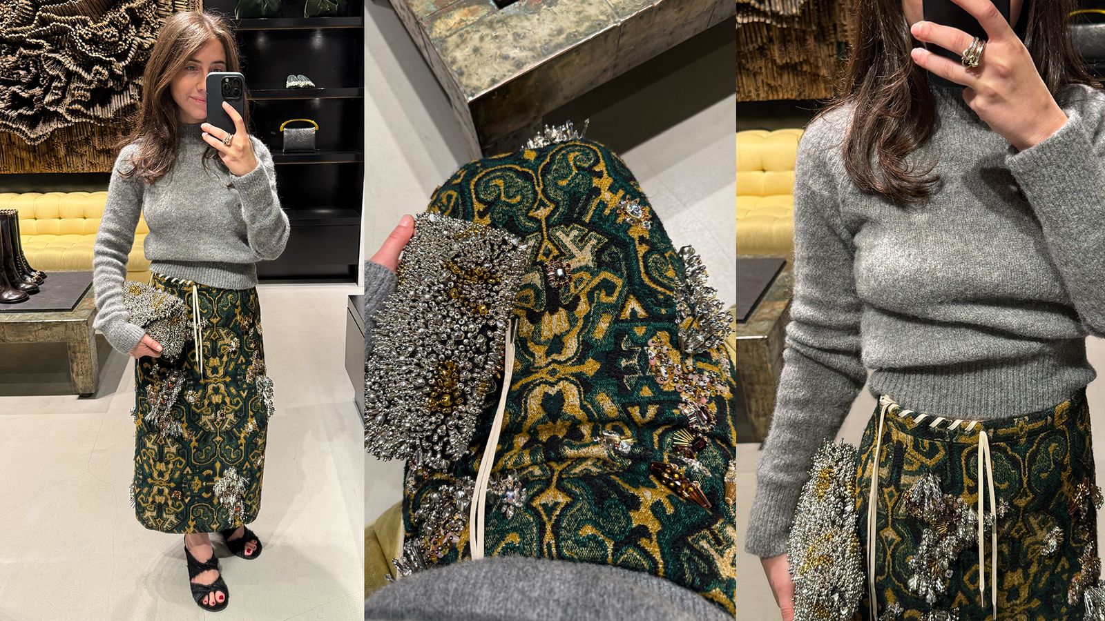 Just checked out Dries Van Noten’s festive winter new arrivals