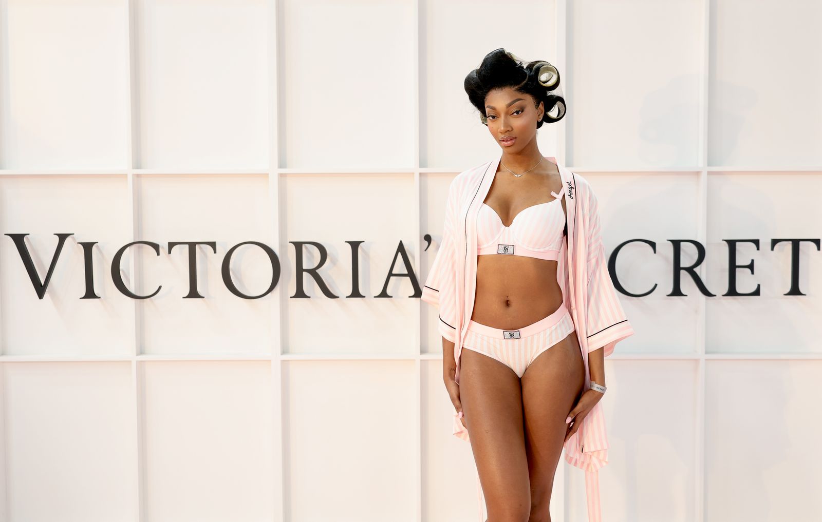 New York October 15 Angel Reese prepares backstage at the 2025 Victoria's Secret Fashion Show on October 15…