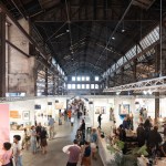 The giant warehouse ongoing at the Art Fair.