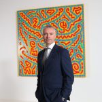 Melbourne, Australia - November 29: Dieter Buchhart attends Keith Haring | Jean Michel-Basquiat: Preview of the Cross Line Exhibition at the National Gallery of Victoria, Melbourne, Australia on November 29, 2019. The exhibition is unique to Melbourne and is open to the public on 1 December until 13 April 2020.