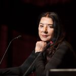 BARCELONA, SPAIN - MARCH 6: Marina Abramovic presents "7 Death of Maria Callas" Held on March 6, 2023, at the Gran Teatre Del Liceu in Barcelona, Spain. (Photo by Mario Wurzberg/Getty Images)