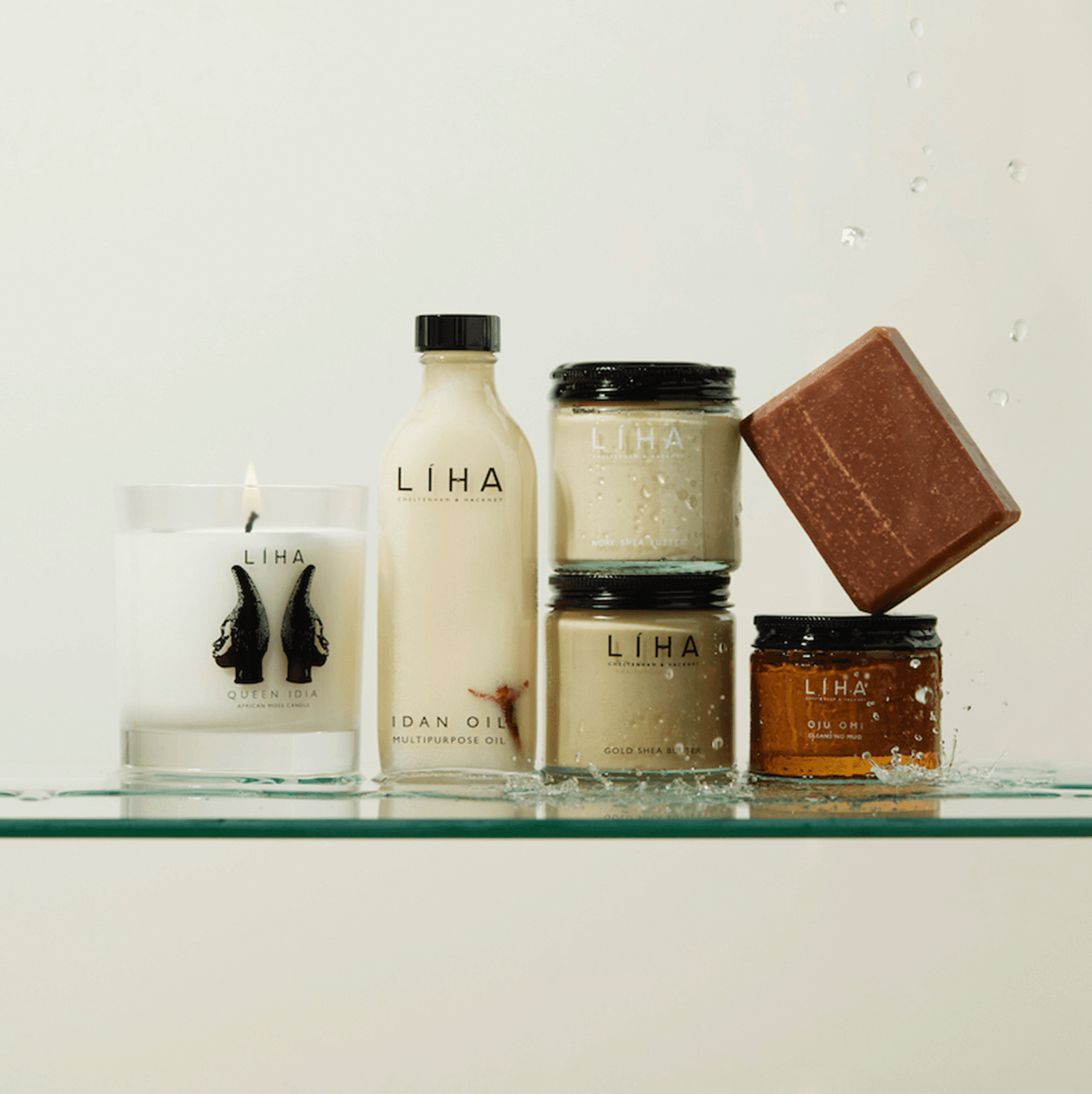 Liha Beautys core ingredients include Ivory and Gold Shea Butter.