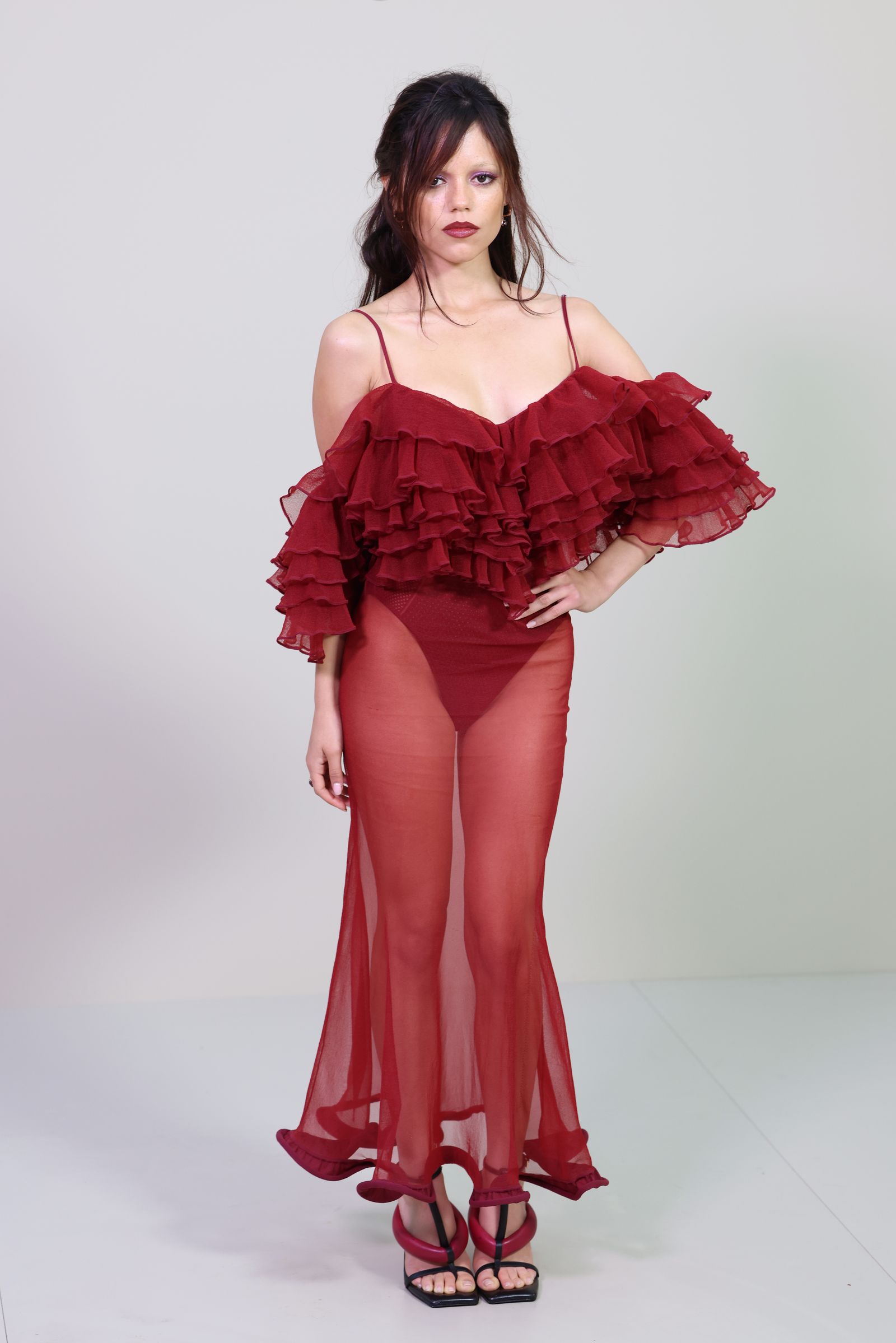 Paris France On October 3, Jenna Ortega attended the Givenchy Womenswear Springsummer 2026 performance as part of Paris fashion...