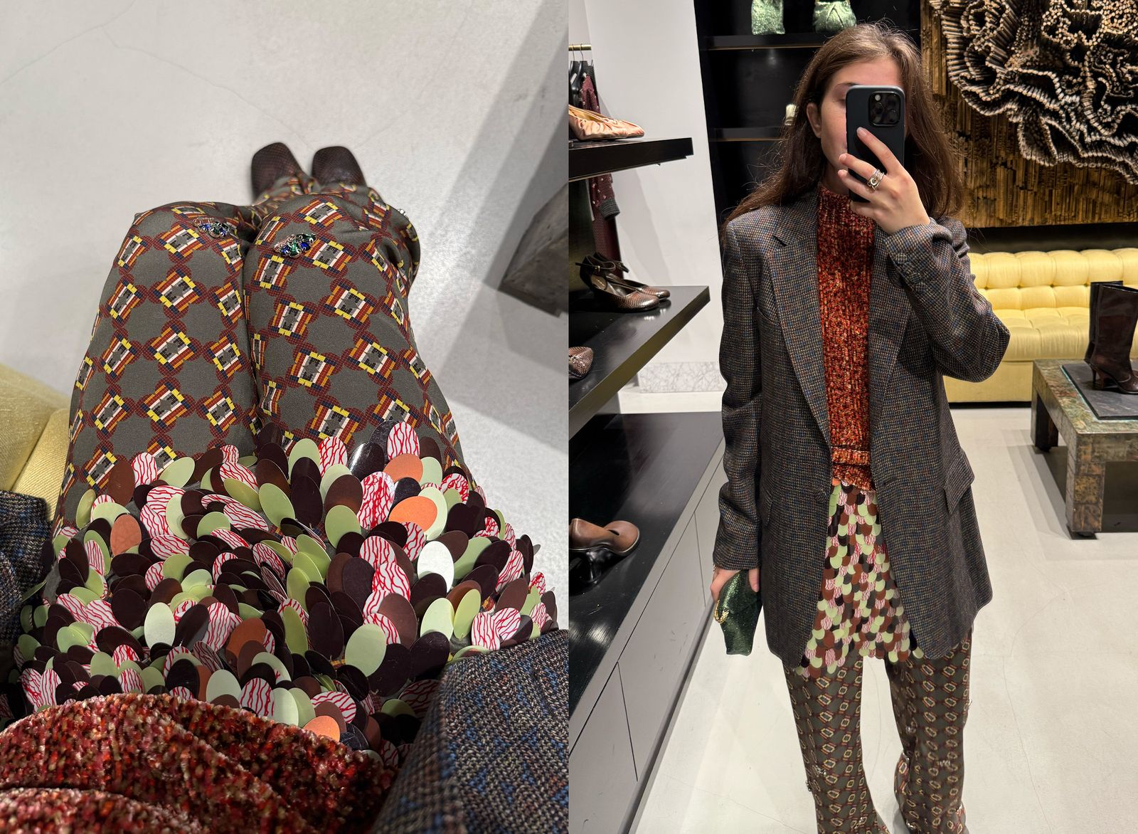 Just checked out Dries Van Noten’s festive winter new arrivals