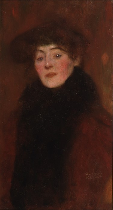 Gustav Klimt: Woman with Fur Collar, 1897.