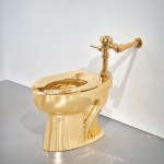 Golden toilet.