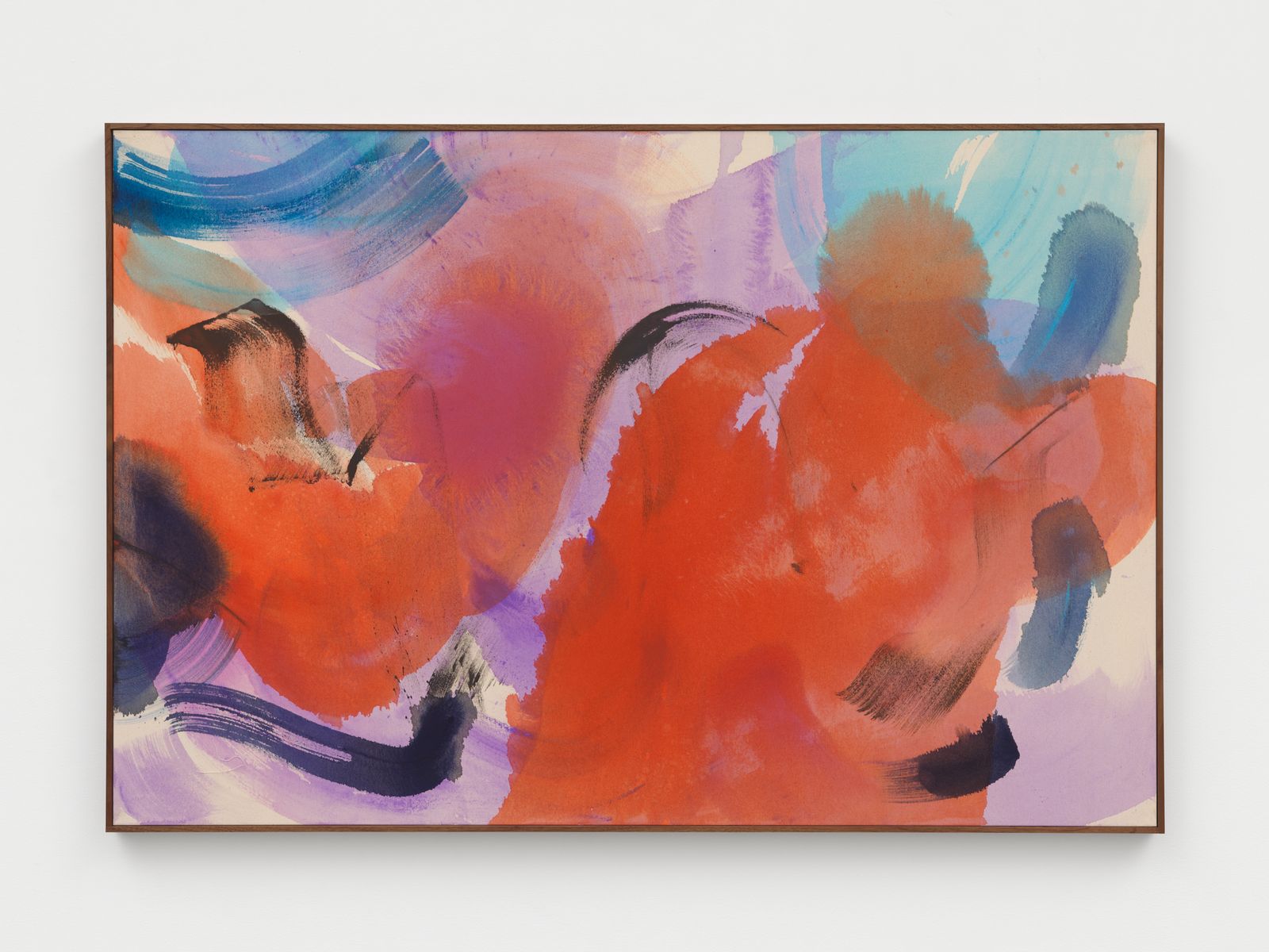 Sigrid Sandström Ravel V 2025. Acrylic on canvas, framed. 40 x 59 5⁄8 inches 101.6 x 151.5 cm