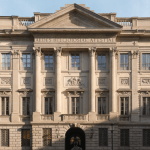 Facade of classical building.