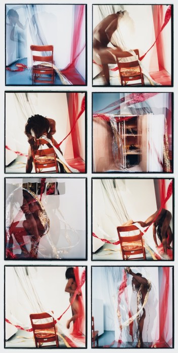 Oladélé Ajiboyé Bamgboyé (Nigeria, born 1963) celebrates 1-8 1994