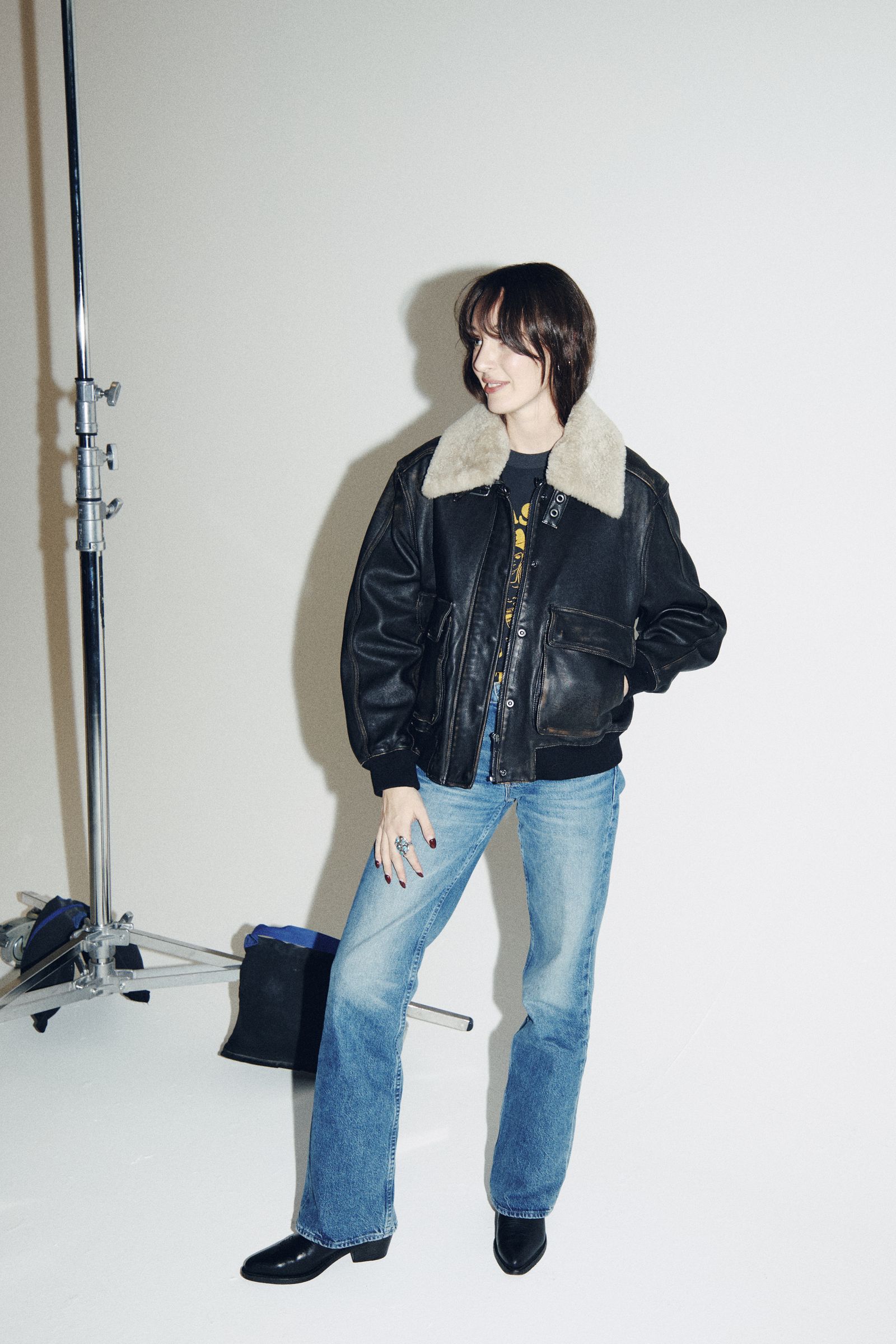 3 Ways to Style a Banana Republics Leather Jacket