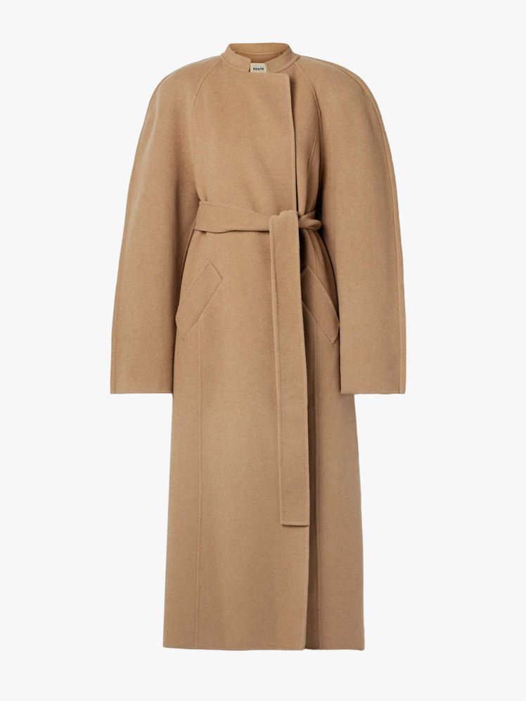 Image may contain: clothing, jacket, coat, fashion, long sleeves, sleeves and robe