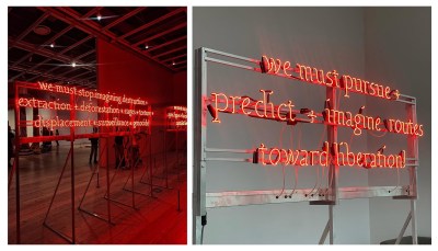 Demian DinéYazhi′, we must stop imaging apocalypse/genocide + we must imagine liberation, 2024, installation view, Whitney Biennial, 2024