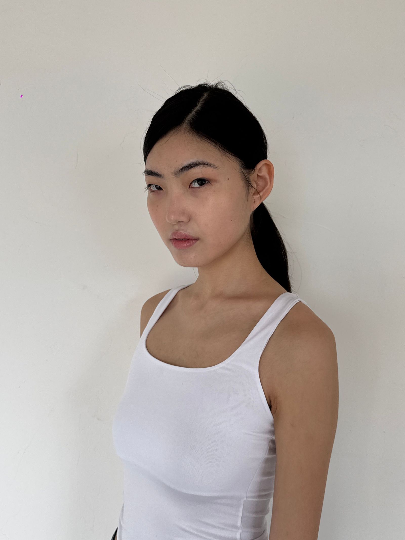 Image may contain adult and shoulder body parts