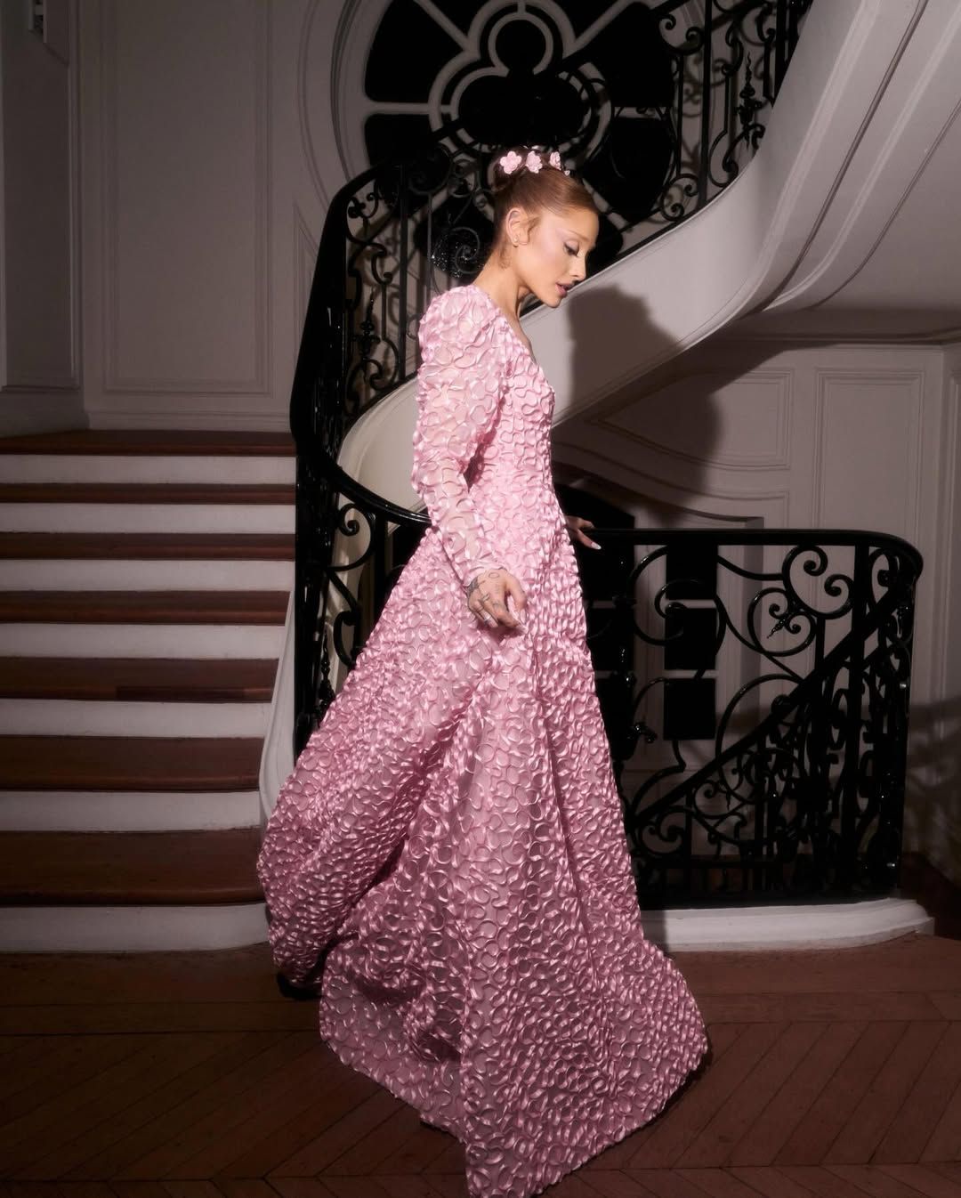 Image may contain Ariana Grande Outfits Dresses Formal Fashion Dresses Evening Dresses Adults and Weddings