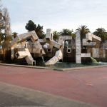 Vaillancourt Fountain at Embarcadero Plaza, San Francisco, California, 2020.