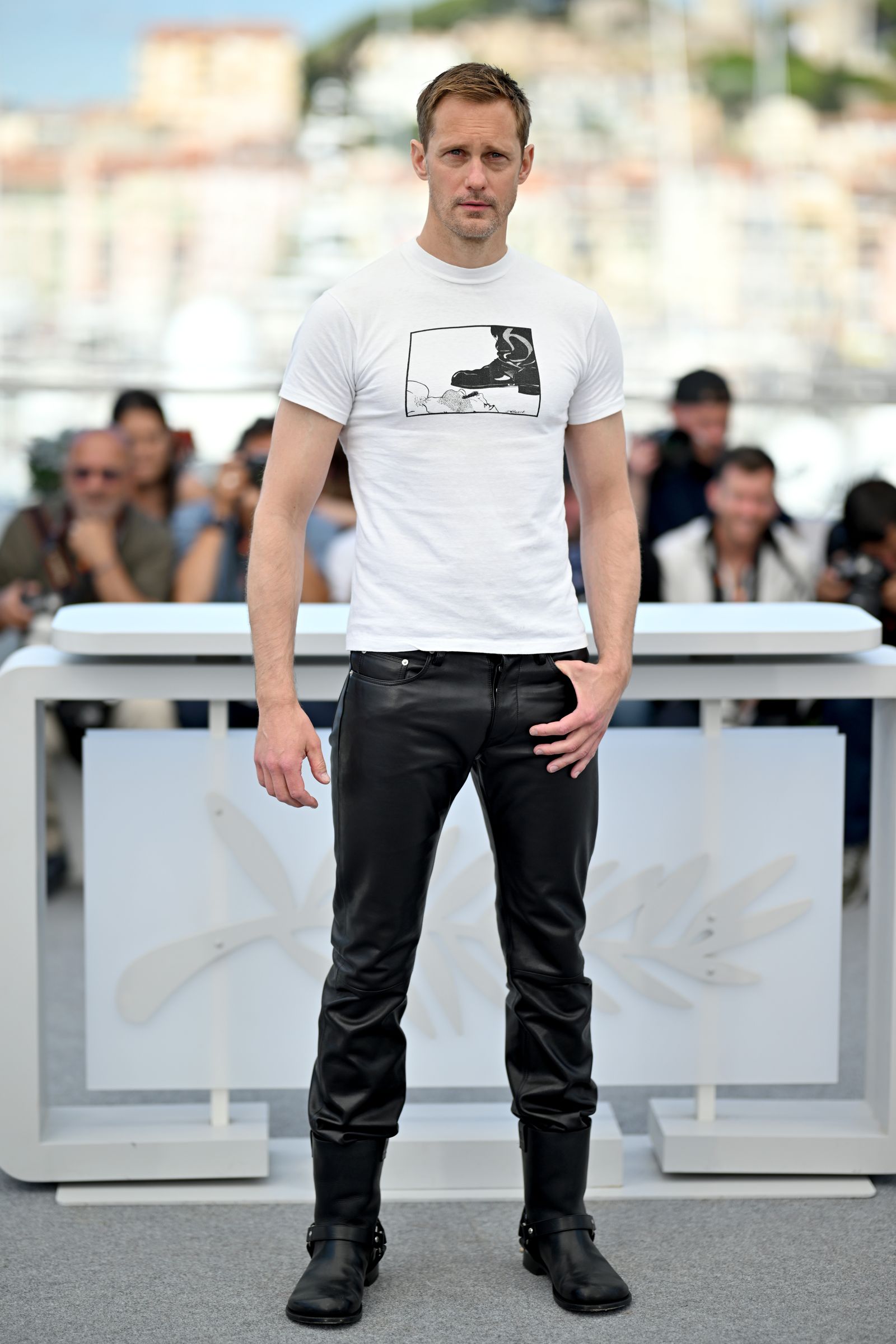 Pillion Media Photos Alexander Skarsgård at the 78th Cannes Film Festival