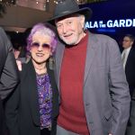 Judy Chicago (left) and Lyn Fox (right) attend the Hammer Museum's 17th Annual Garden Gala in 2019 in Los Angeles, California.