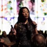 Mindy Seu gives a speech "The Sexual History of the Internet."