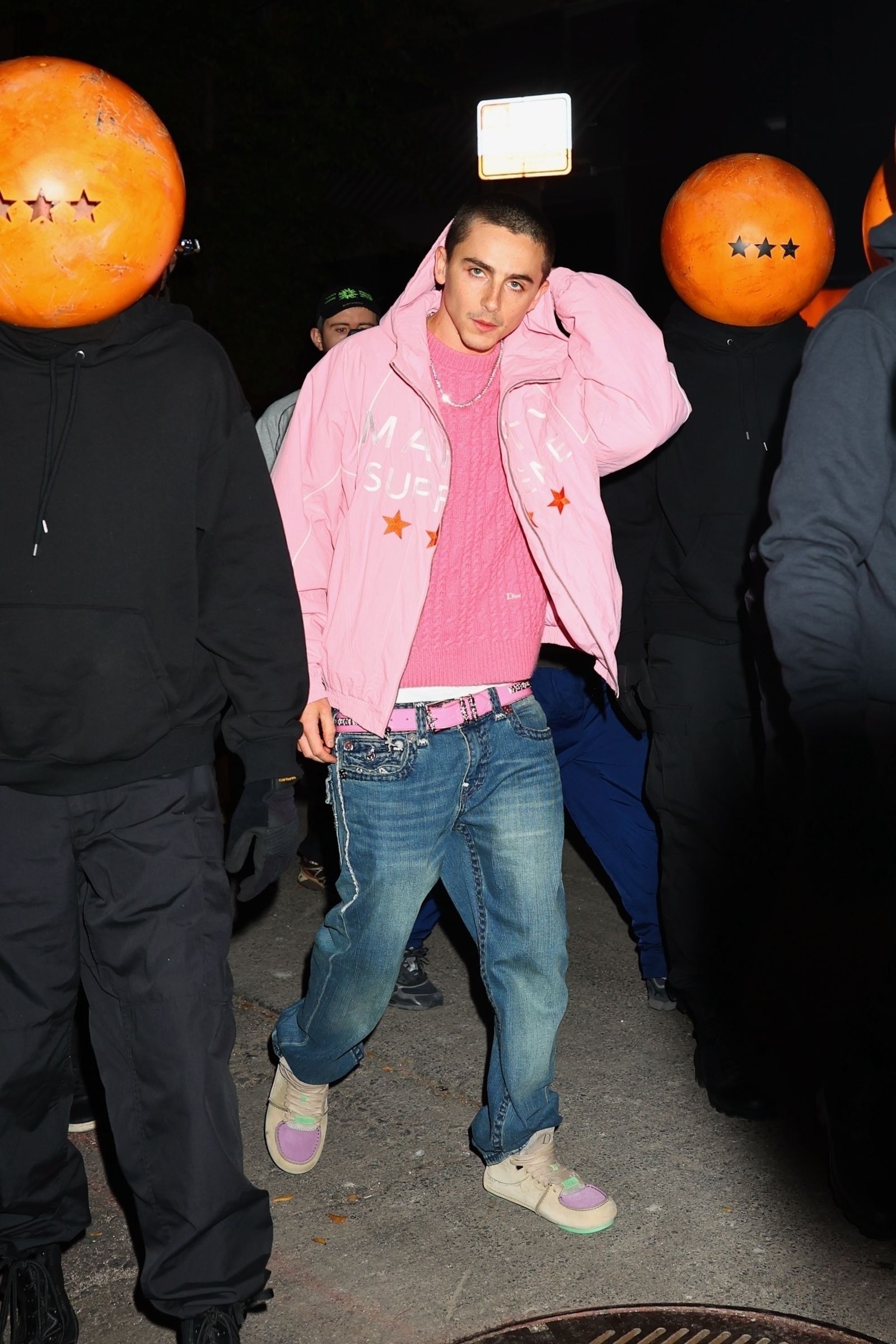 Timothe Chalamet Arrives in New York Marty Supreme PopUp