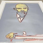 Proof of Andy Warhol's Vladimir Lenin (ed. 44 of 46). The artwork was stolen in 2021 and sent to an auction house, where it was later authenticated by an art gallery in West Hollywood.