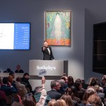 Auctioneer Oliver Barker accepted bids on Tuesday night.