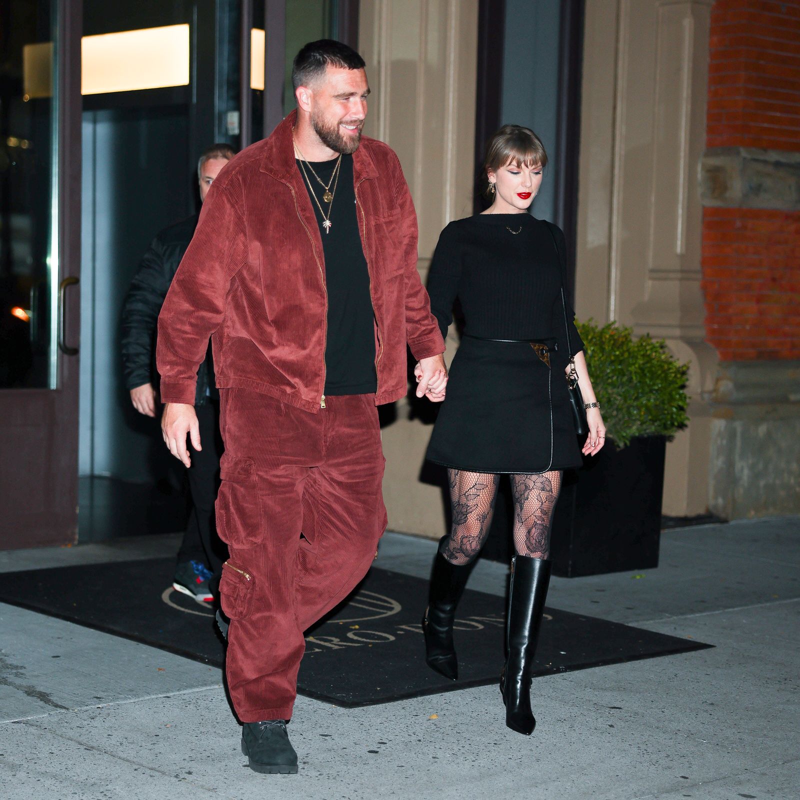 New York November 6 Taylor Swift and Travis Kelce attend NoHo on November 6, 2025 in New York City.