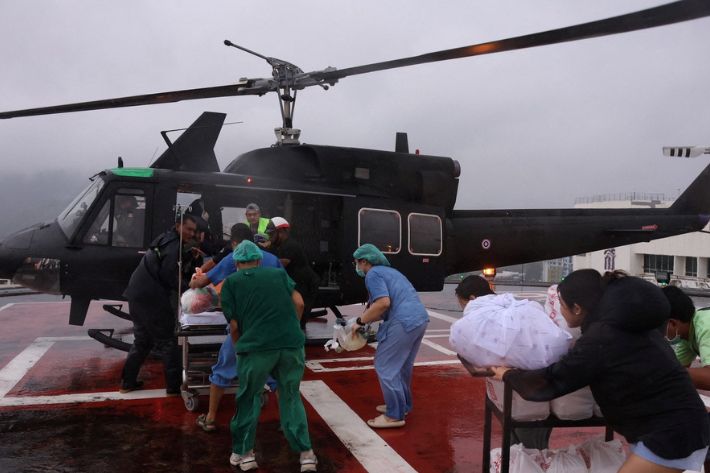 Severe flooding in southern Thailand