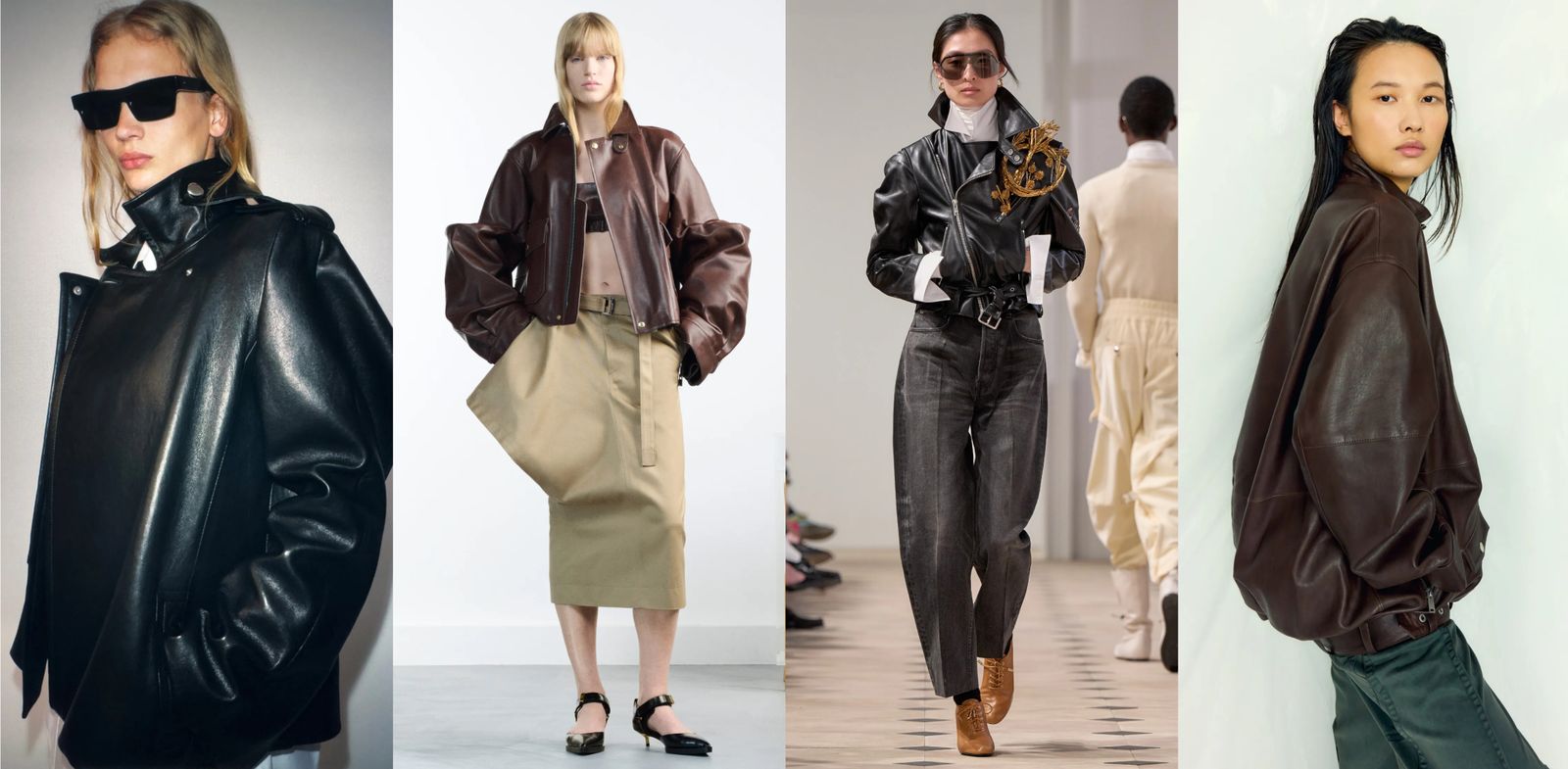 Image may contain clothing, coats, jackets, adults and people