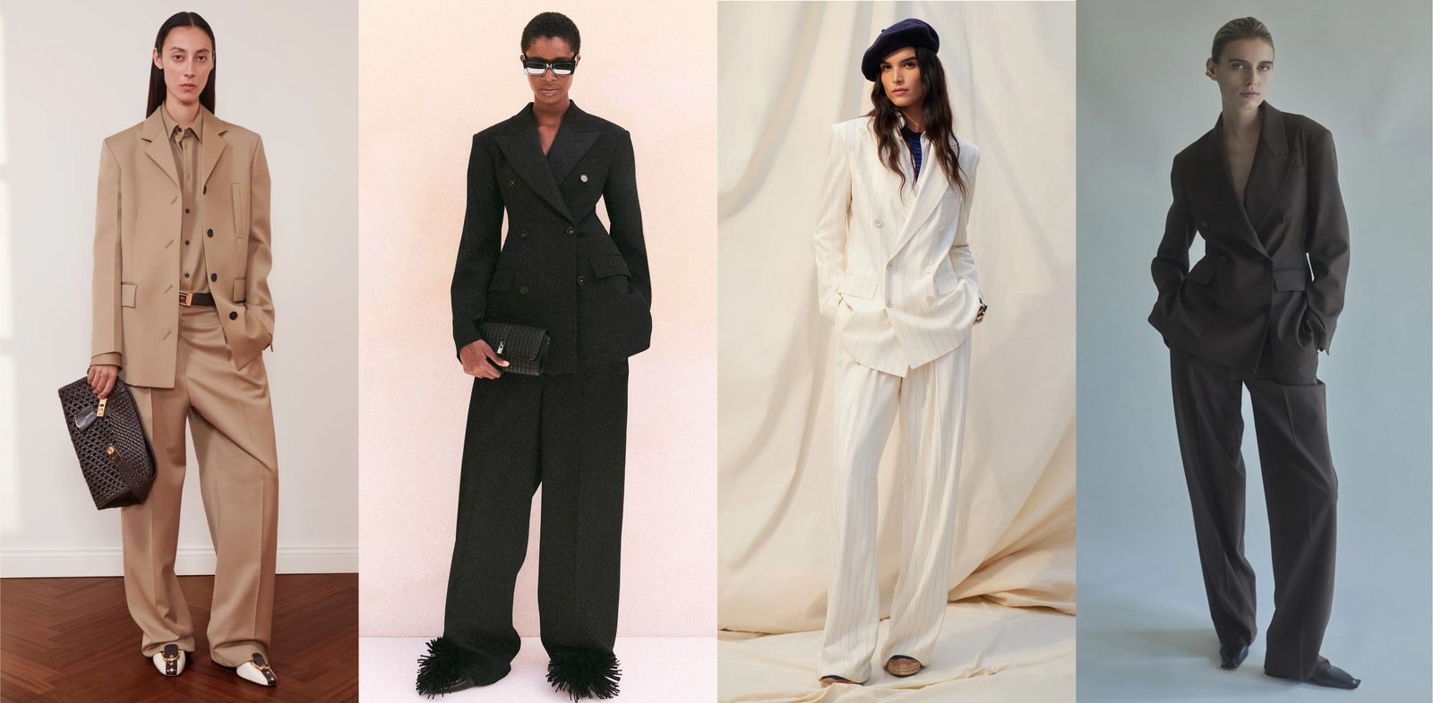 Image may contain Angie Harmon clothing formal blazer coat jacket tuxedo adult and pajamas