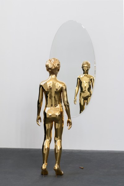 Elmgreen & Dragset, Sunlight, 2025, gilded bronze and lacquer, dimensions variable, #96515, original photographic format: high-resolution TIFF.