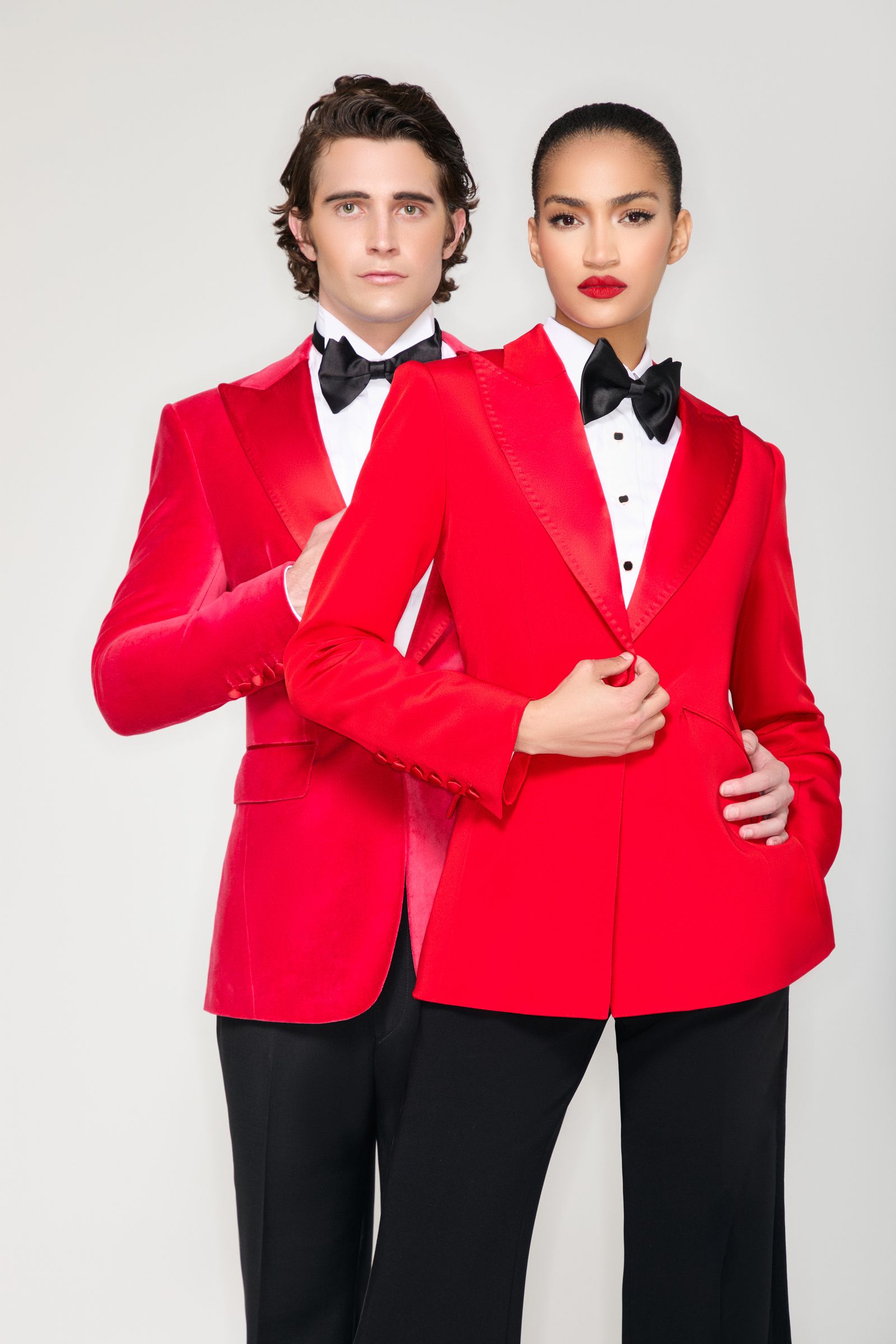 Image may contain Kelly Gale clothing formal suit tuxedo accessories tie character coat and shirt