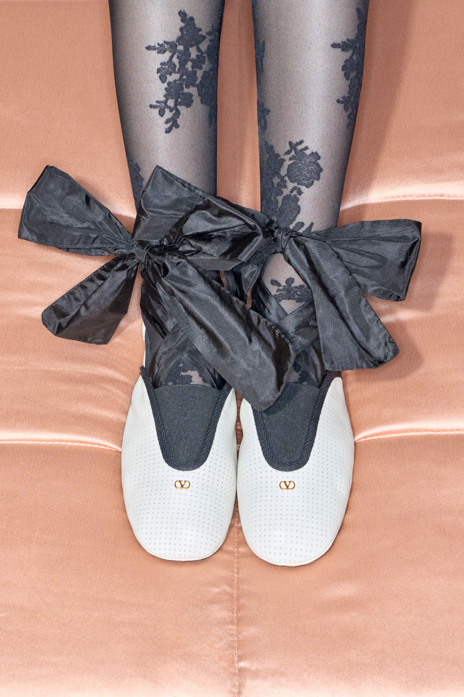 Image may contain clothing, footwear, footwear and socks