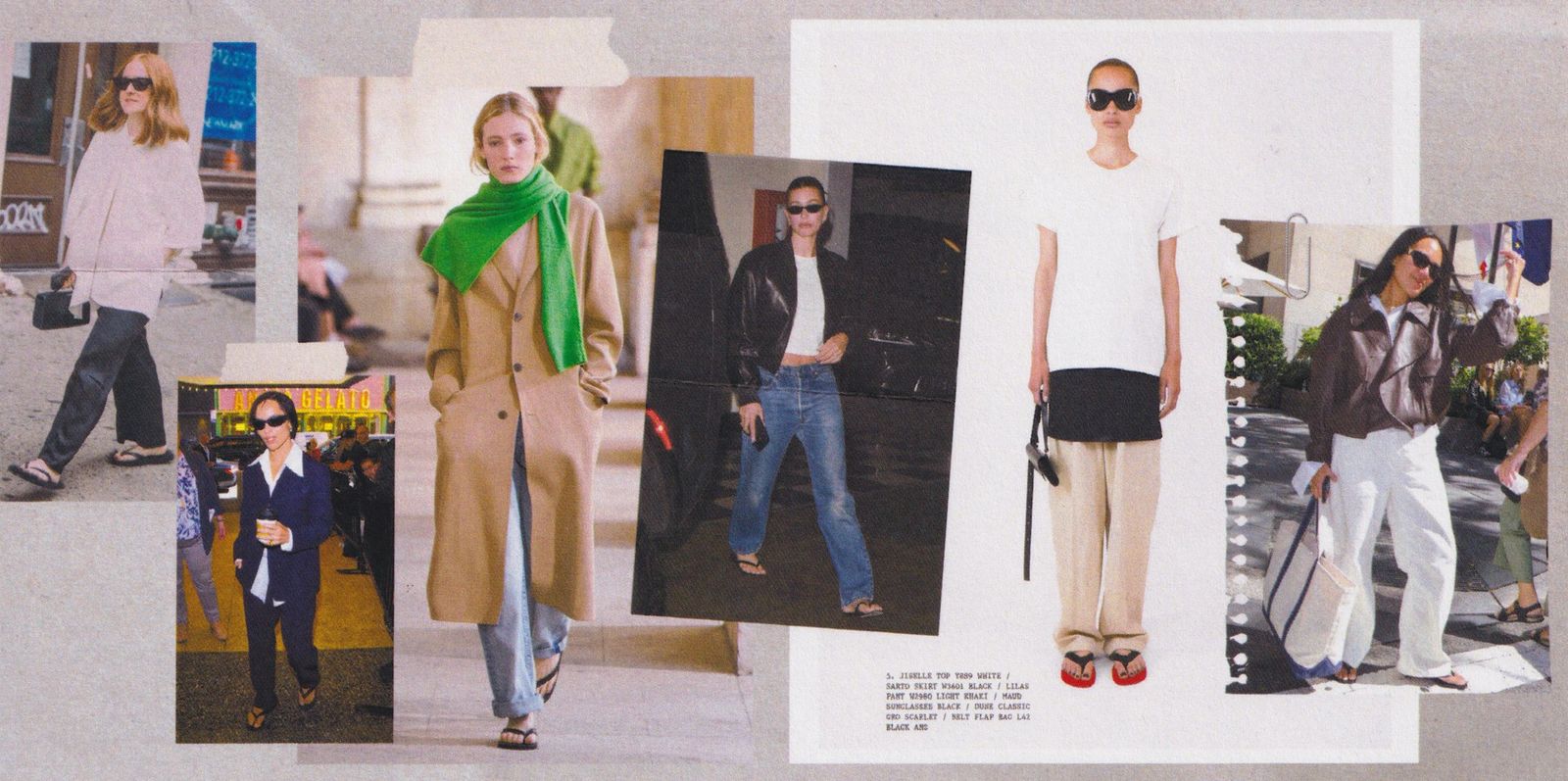 Image may contain Yfke Sturm clothing coat pants jacket blazer jeans adult face and head