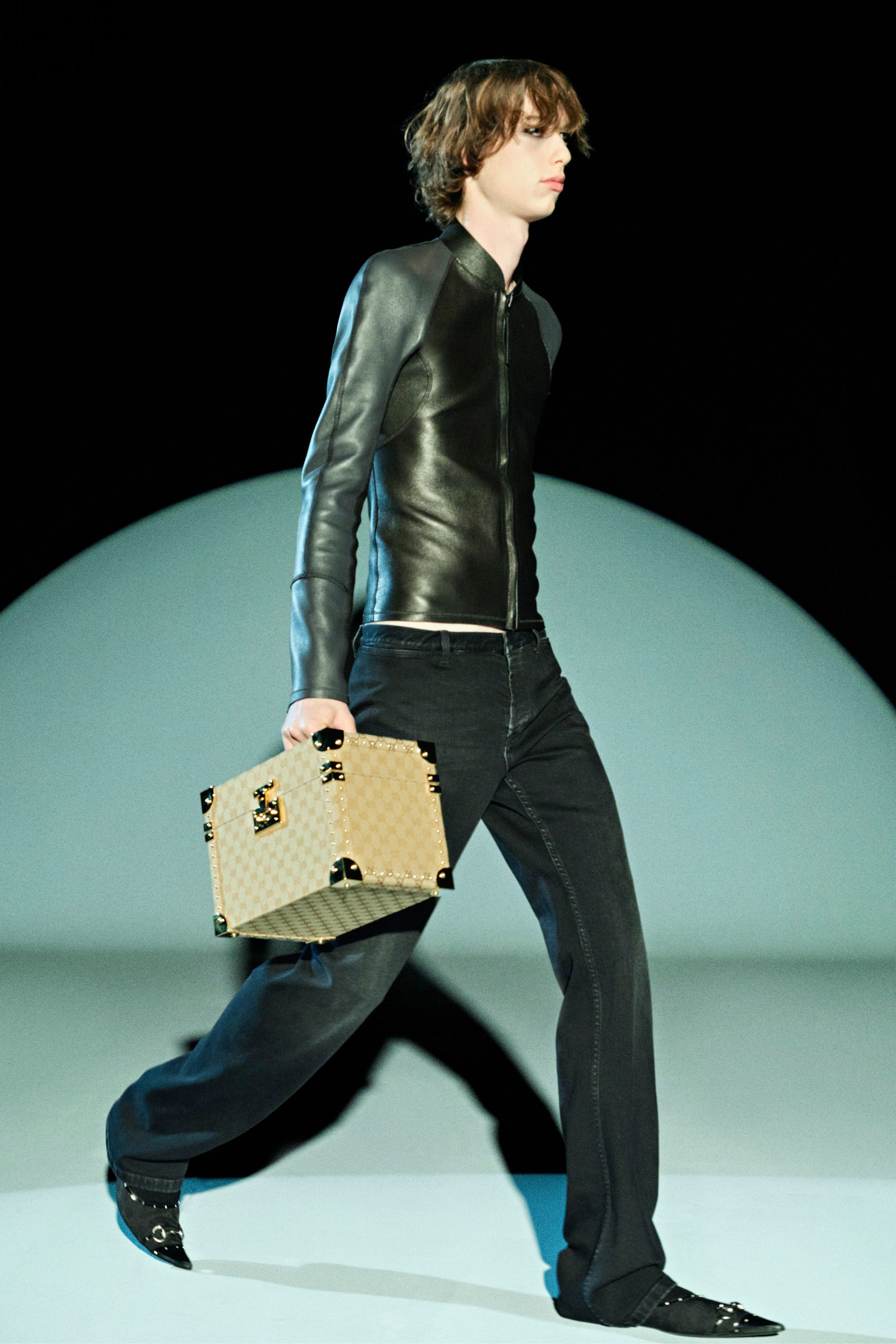 Picture may contain clothing coats jackets long sleeves sleeves accessories bags handbags people teenagers pants and fashion