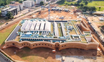 Aerial view of the new Museum of West African Art in Benin City, Nigeria.