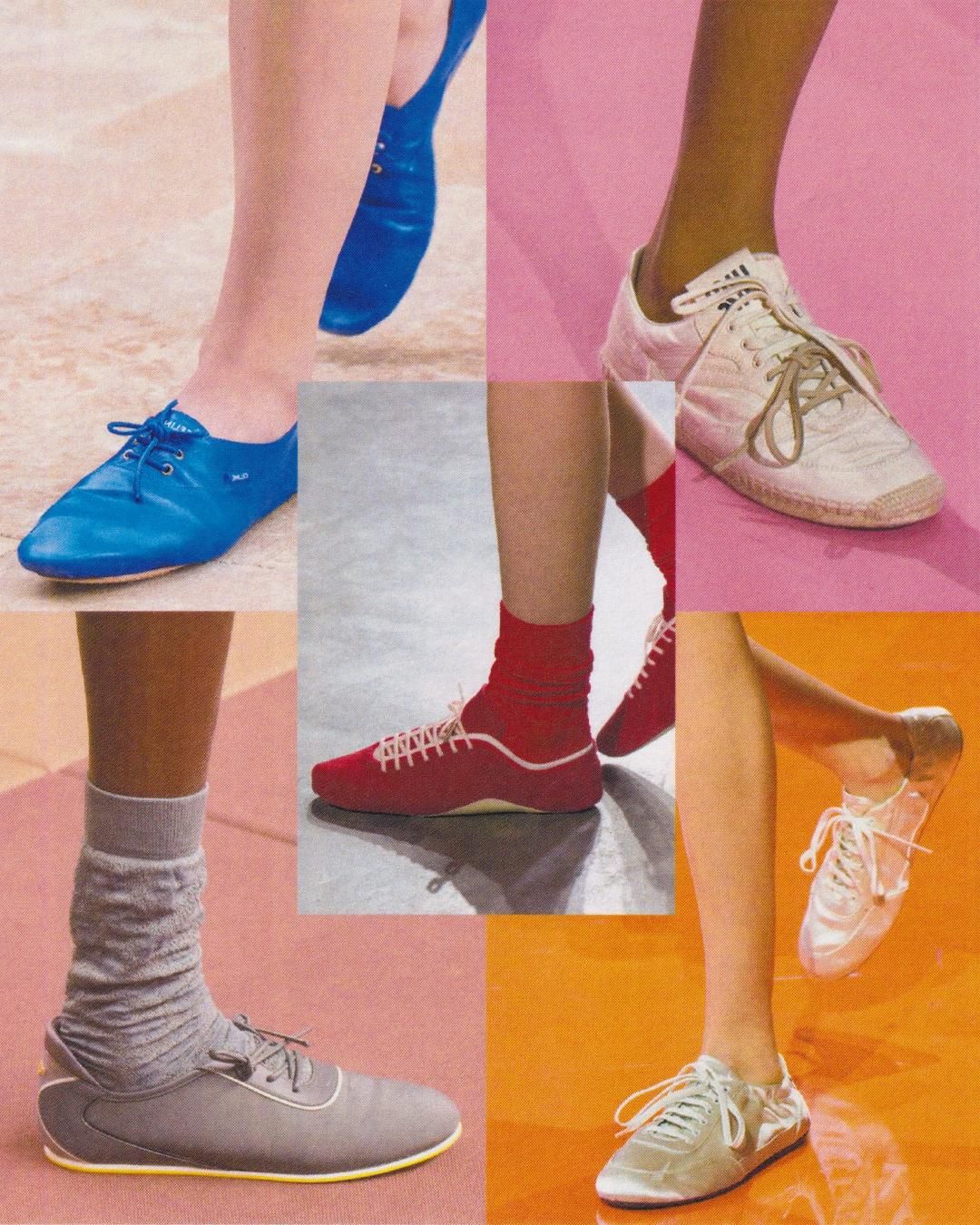 Image may contain clothing, footwear, sneakers and people