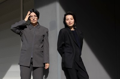 Portrait of, from left, Henrike Naumann and Sung Tieu.
