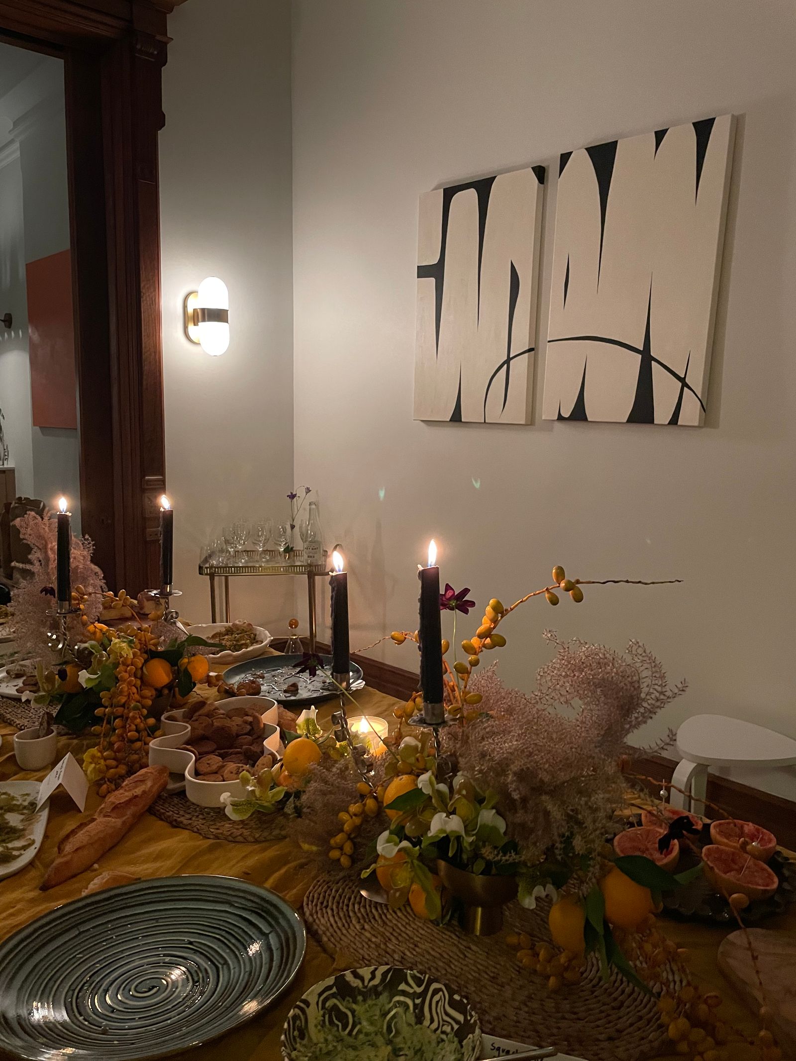 Pictures may contain lamps, candles, flower arrangements and plants