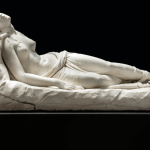 lying woman sculpture