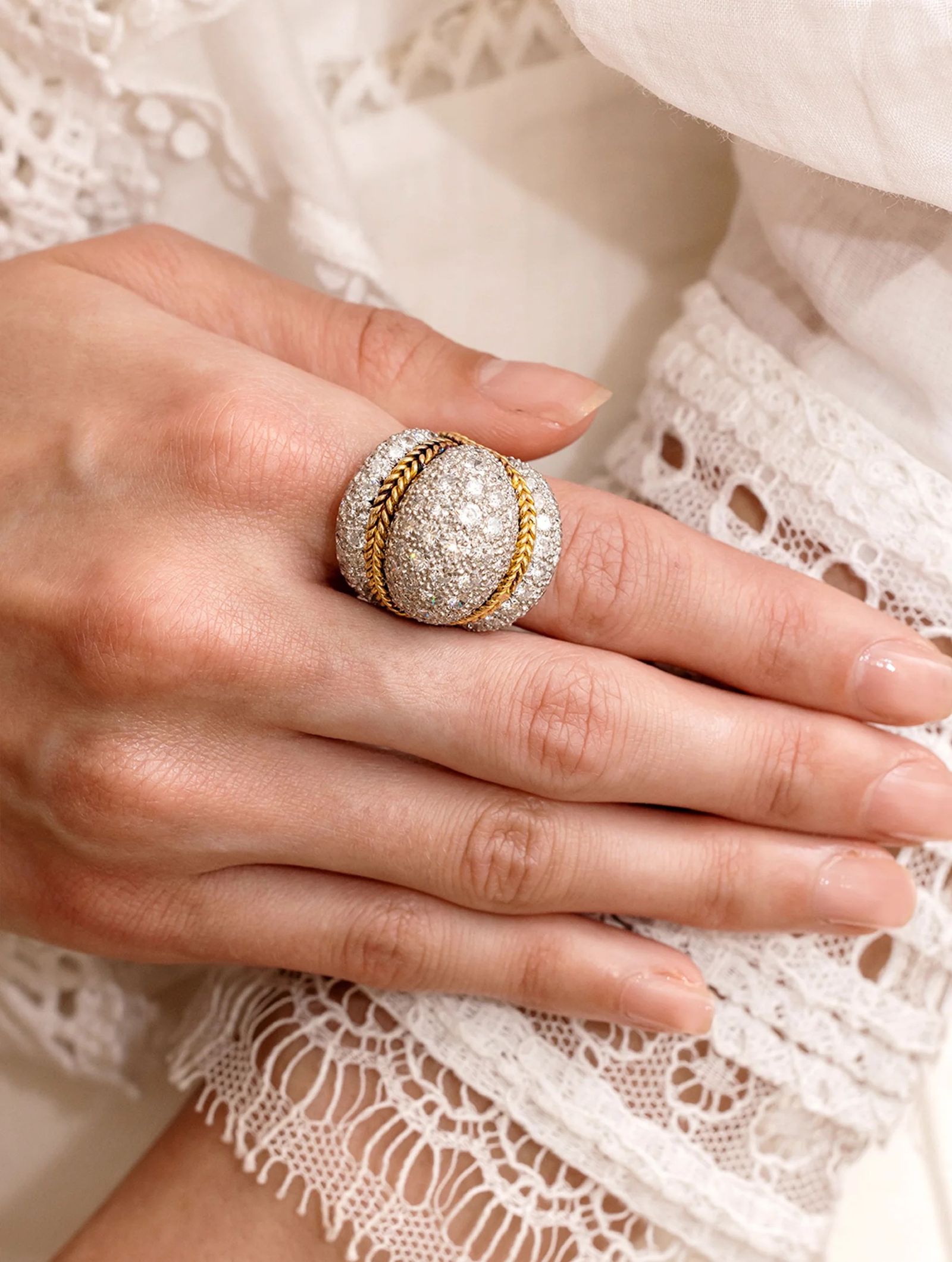 Images may contain body parts, fingers, hands, accessories, jewelry, rings, diamonds and gemstones