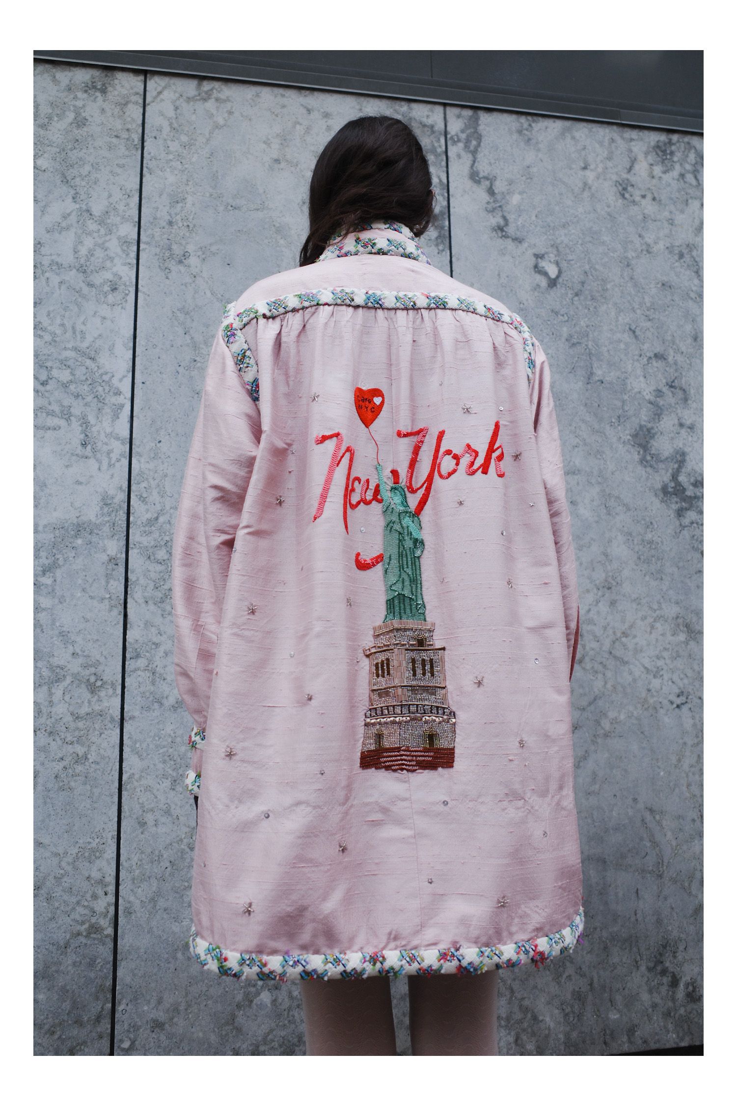 Pictures may contain clothing, coats, long sleeves, sleeves, dresses, fashionable formal robes for adults and individuals