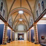 Interior view of the Rijksmuseum in Amsterdam, Netherlands