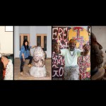 Composite image of four artist portraits.