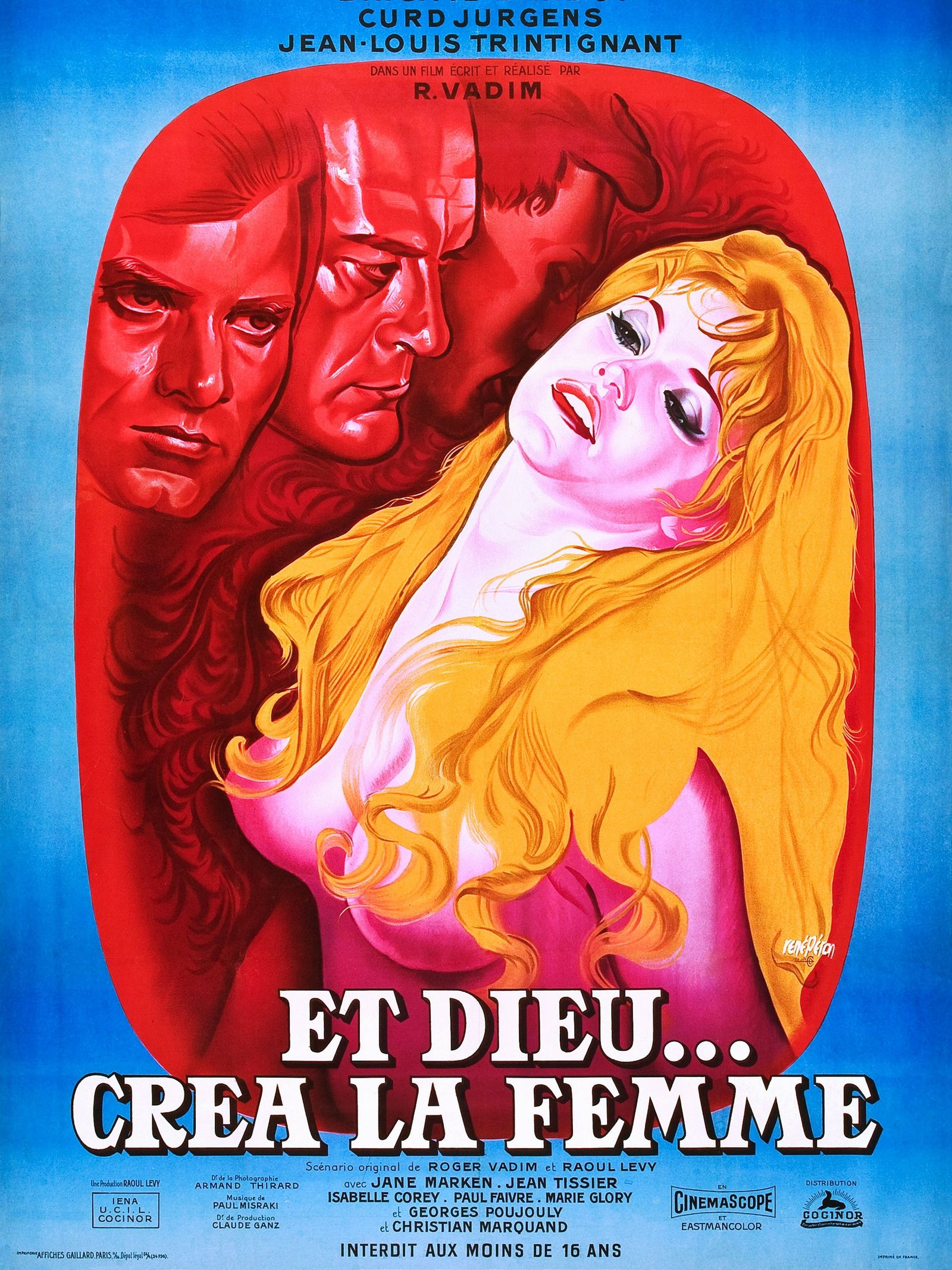 Image may contain Christian Marquand Brigitte Bardot Books Publications Advertising Posters Adults and Faces